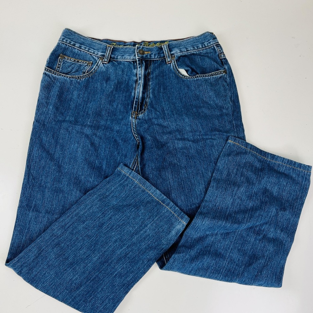 Tommy Bahama Classic Fit Straight Leg Jeans Mens 36x30 Blue Stretch Denim